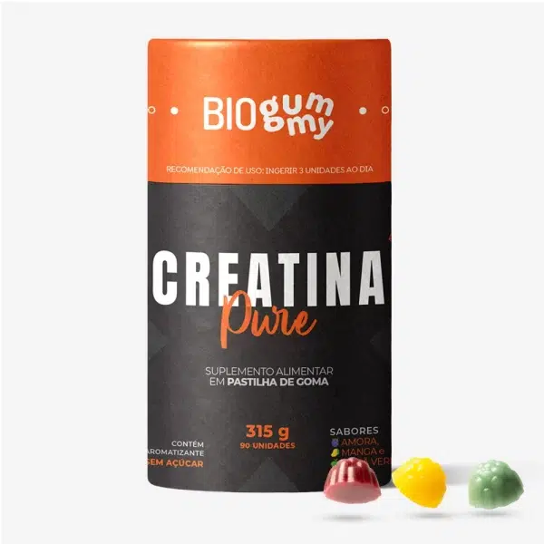 Creatina Pure Biogummy 3 Sabores